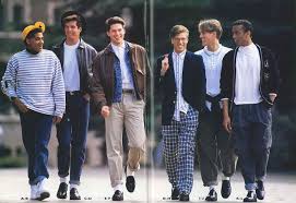In The 80s Many Fashion Styles Were Going On In This Picture You Are Looking At The Cool Biker Look 80s Fashion Men 1980s Mens Fashion 1980s Fashion Trends