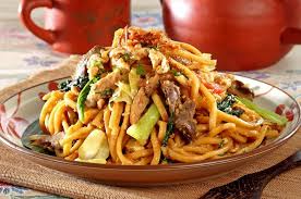 Making the chicken & mushroom topping0. Mau Buat Bakmi Goreng Yang Pasti Enak Pakai Resep Satu Ini Saja Semua Halaman Sajian Sedap