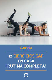 La zona conocida como gap (glúteos, abdominales y piernas), es vital para poder realizar ciertos movimiento con soltura, por eso a continuación proponemos algunos ejercicio sencillos que puedes hacer tranquilamente en casa. Ejercicios Gap En Casa Rutina Completa Ejercicios Gap Ejercicios De Entrenamiento Rutinas De Entrenamiento