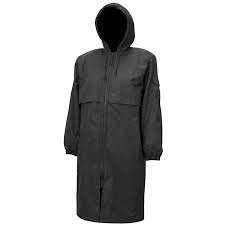 Adoretex Unisex Solid Swim Parka Pk006 Black Adult X Small