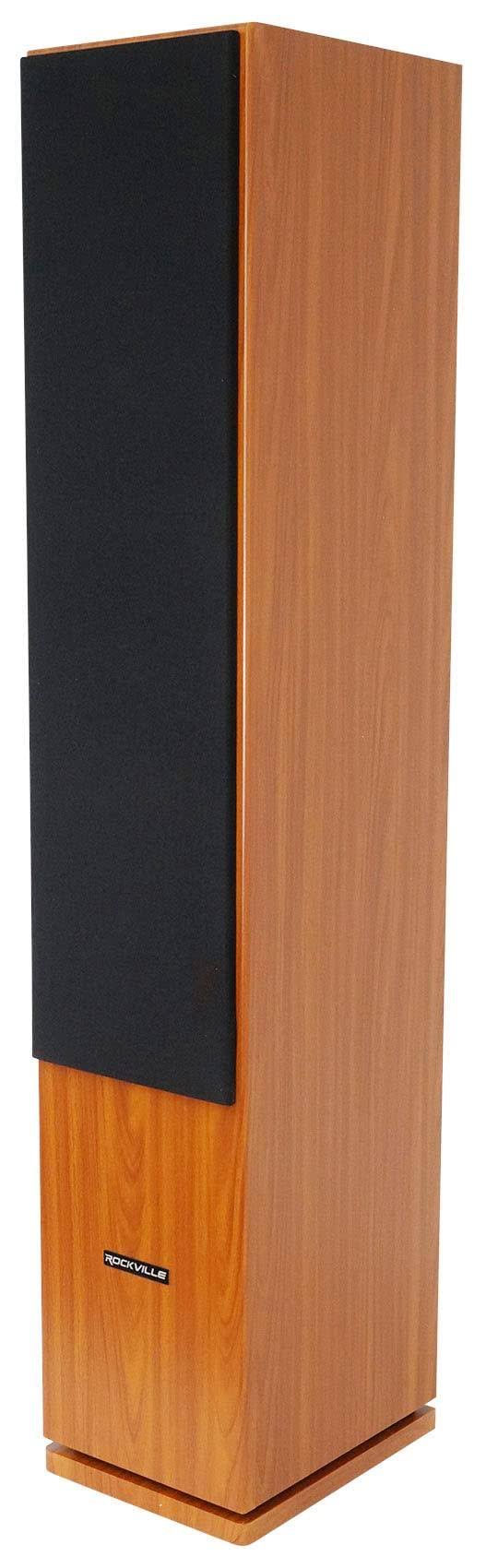Rockville RockTower 68C Classic Home Audio Tower Passive 8 Ohm
