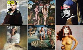 Magazine mash-up: Pop culture meets classic paintings as artist seamlessly  blends cover stars into famous portraits | Daily Mail Online
