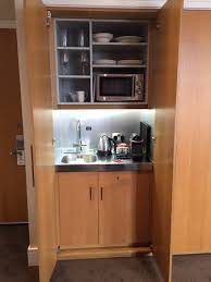 Maybe you would like to learn more about one of these? Kitchenette With Tea Coffee Microwave Refrigerator Dishes Sink Picture Of The Resident Kensington London Tripadvisor