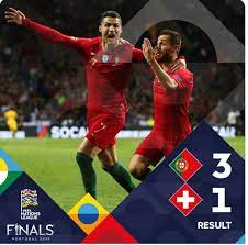 Christiano Ronaldo With A Hat Trick Sends Portugal To The Nations League Final Uefa Nations League Soccer Jersey Soccer Socks
