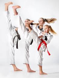 The Ability To Work Well With Others Is A Skill That Youth Athletes Will Learn Playing Sports And They Will Br Martial Arts Girl Martial Arts Women Karate Girl