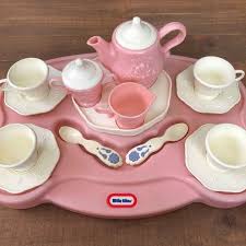 Little Tikes Tea Set Vintage Little Tikes Little Tikes Tea Sea Vintage Tea Set Plastic Tea Set Complete Plastic Tea Set Tea Sets Vintage Little Tikes