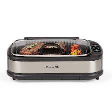 Powerxl Smokeless Grill Pro Silver In 2021 Indoor Grill Grilling Indoor Electric Grill