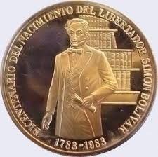 3000 Bolivares Monedas De Oro Monedas Venezuela