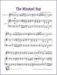 Best 50 trumpet songs of all time. The Minstrel Boy Celtic Free Easy Trumpet Sheet Music