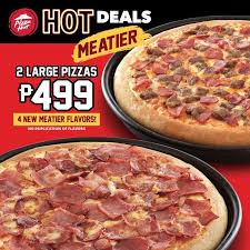 Pizza Huts Meatier Hot Deals 2 Large Pizzas More Proud Kuripot Pizza Hut Large Pizza Pizza