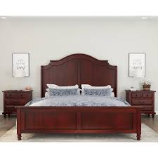 From recent college grads to city dwellers, this uncluttered look is perfect for any limited size space. Iowa Traditional Style Mahogany Wood Platform Bed Frame