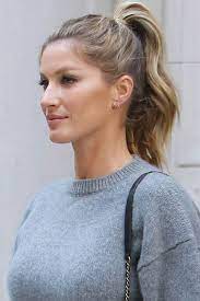 Ponytails The Best Celebrity Looks From The Red Carpet Elegant Ponytail Gisele Bundchen Hair Wavey Hair