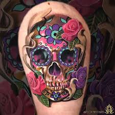 280 Best Sugar Skull Tattoo Designs With Meanings 2020 Dia De Los Muertos In 2020 Skull Girl Tattoo Sugar Skull Tattoos Skull Tattoos