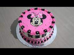 Kue ulang tahun dengan hiasan buah. Kue Ulang Tahun Anak Perempuan Cara Menghias Kue Tart Minnie Mouse Youtube Kue Tart Kue Mangkok Kue