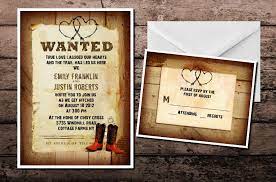 Western Country Cowboy Cowgirl Wedding Invitations Response Cards Boots Rustic Country Western Wedding Invitations Country Wedding Invitations Informal Wedding Invitations