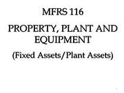 On disposal when no future economic benefits are expected from its. Week 9 Mfrs116 Mfrs 116 Property Plant And Equipment Fixed Assets Plant Assets 1 Learning Objectives O Introduction Property Plant And Equipment O Course Hero
