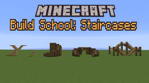 Minecraft Build School Staircases Youtube Minecraft Minecraft Modern Minecraft Staircase