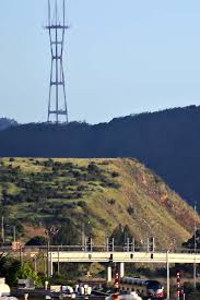 Icons Of The Bay Area Caltrain S Baby Bullet Beneath Sutro Tower San Francisco Citizen