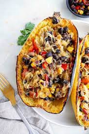 Spaghetti Squash Burrito Bowls Recipe Recipes Squash Recipes Spaghetti Squash Recipes Healthy