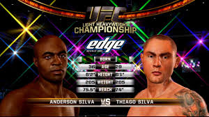 The ufc light heavyweight is being held at. Ufc Undisputed 3 Gameplay Thiago Silva Vs Anderson Silva Youtube