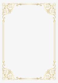 Deco Frame Border Golden Png Elegant Gold Page Borders 5487937 Gold Frame Gold Border Frame