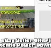 Ebay Seller Offers Nintendo Power Digital PDF Downloads
