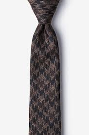 Brown Cotton Chandler Tie