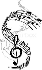 Stock Vector Of Abstract Art Music Background With Musical Notes For Entertainment Design Ad Tatouage Musique Dessin Musique Note De Musique Dessin