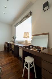 寝室の書斎スペース 奥様に嬉しいドレッサーも インテリア 収納 インテリア 自宅で