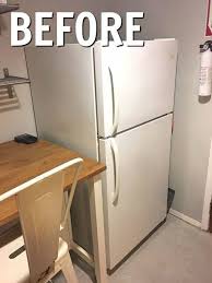 How To Paint A Refrigerator Diy Fridge Makeover Fridge Makeover Handmade Home Decor Diy Furniture