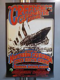 Poster Creedence Clearwater Revival BG174 Bill Graham Fillmore - Etsy Norway
