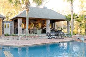 Summer is a time for pools, patios, hot dogs & hamburgers and entertaining family or friends. Pool Outdoor Kitchen Houzz