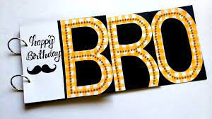 Wishing you all the most precious things that life can bring! Birthday Card For Brother Handmade Birthday Card Idea Tutorial Youtube