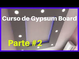 Curso De Gypsum Board Parte 2 Materiales Necesarios Youtube En 2020 Cursillo Facias Para Tv Disenos De Gypsum