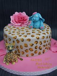 Decorated with a fun leopard print, as well as a checkerboard design and a striped pattern, this wild about you leopard print cake also features a cool design that remains hidden until you cut the first slice. Leopard Print Birthday Cake Cake By Emma Cakesdecor