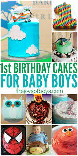 Read on for 20 first birthday ideas for healthy cakes that are both smashing and smashable. 25 First Birthday Cakes For Boys Perfect For 1st Birthday Party