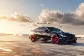 Mode Carbon Mercedes C63 On Red Adv1 Wheels Mercedes Benz C63 Mercedes Benz C63 Amg Mercedes Benz C63 Amg Black Series