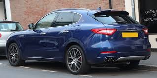 Perhaps it's the suv's seductive bodywork or it distinctive trident logo in the grille. File 2018 Maserati Levante Q4 3 0 Rear Jpg Wikimedia Commons