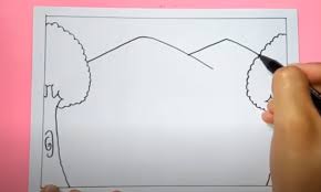 Teknik tersebut biasanya lebih banyak menggunakan media pensil dan pena. Cara Menggambar Pemandangan Alam Yang Mudah Dan Indah Bagi Pemula Dizeen Cara Menggambar Pemandangan Gambar