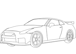 Lamborghini countach coloring pages to print for free via pinterest.com. Gtr Coloring Pages Coloring Home