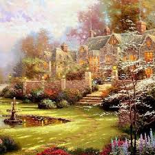 Pin By Chrissy Henry On Art Kinkade Paintings Thomas Kinkade Paintings Thomas Kinkade Art