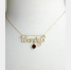 14k Gold Wire Name Necklace Personalized Jewelry Gift For Girls And Teens Girls Birthday Gift Gir In 2021 Evil Eye Necklace Gold Luck Necklaces Birthstone Necklace