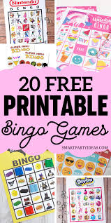 These free, printable baby shower bingo cards can be printed in blue, pink, or yellow. Games Puzzles Board Games Spa Bingo 50 Printable Cards Instant Download