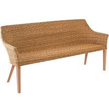 Diese werden mittels einer jahrtausend alten tradition von hand gefertigt. Mbm Mirotex 3 Sitzer Bank Tortuga Resysta Twist Natur Art Jardin