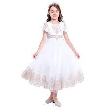 Guess abito cerimonia ragazza taglia 12 anni: Obeeii Abito Da Prima Comunione Per Bambina In Tulle Con Applicazioni Elegante Vestito Da Principessa Cerimonia Sera Sposa Prima Comunione Damigella Bambina Cocktail Prom Per Ragazze 2 13 Anni