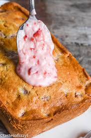 Strawberry Bread Recipe With Fresh Strawberry Glaze Easy Quick Bread