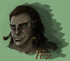 Ujarak, half orc by Jerin-Noir