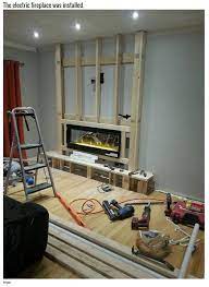 Turning A Boring Wall Into A Fireplace Build A Fireplace Home Remodeling Fireplace
