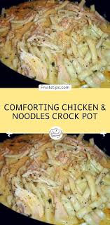 Comforting Chicken Noodles Crock Pot In 2020 Crockpot Chicken And Noodles Chicken Soup Recipes Chicken Crockpot Recipes