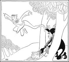 Peter Pan 1954 Broadway Production Starring Mary Martin And Cyril Ritchard By Al Hirschfeld Illustrators Drawings Illustration
